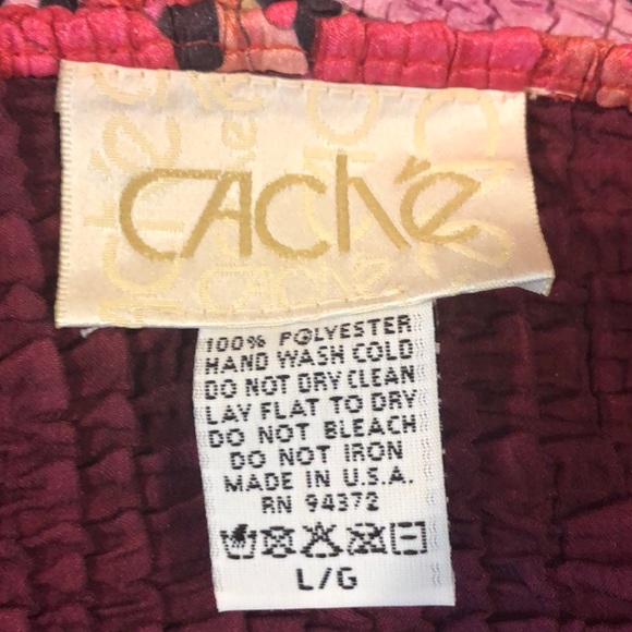 Cache V Neck Halter Top Large - Picture 4 of 4